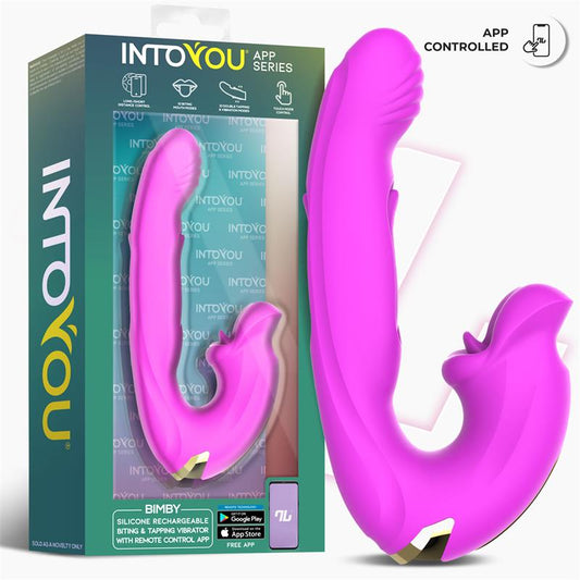 Bimby Vibrador con Mordisqueo y Lengua Doble