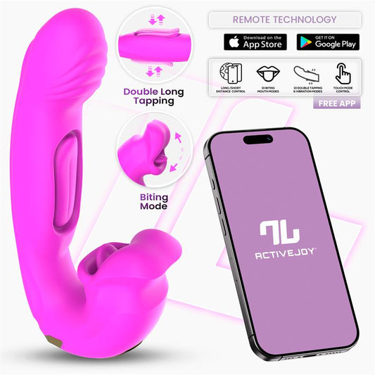 Bimby Vibrador con Mordisqueo y Lengua Doble